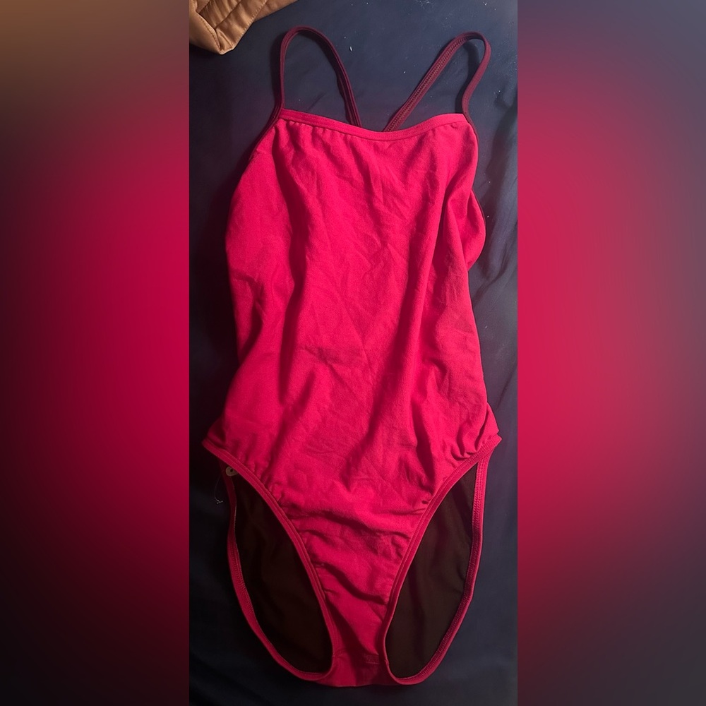 Hot pink jolyn onesie